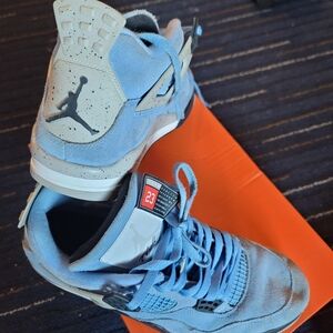 Jordan Blue and Cream Sneakers